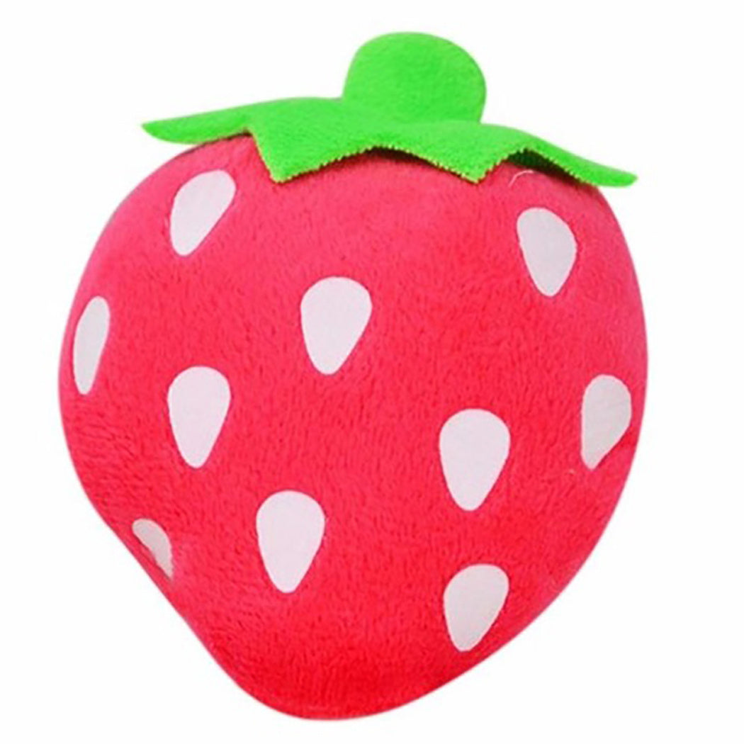 GoodDog Plush Vocal Pet Toy – Cartoon Fruit Design for Dogs & Cats