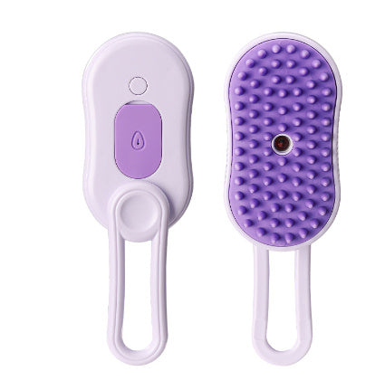 “3-in-1 Pet Steam Brush – Spray, Massage & Grooming Comb