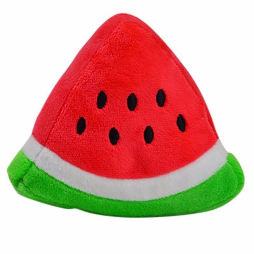 GoodDog Plush Vocal Pet Toy – Cartoon Fruit Design for Dogs & Cats