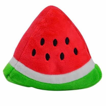 GoodDog Plush Vocal Pet Toy – Cartoon Fruit Design for Dogs & Cats