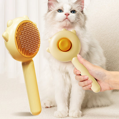 Pet Grooming Comb – Massage & Hair Removal Brush for Cats and Dogs