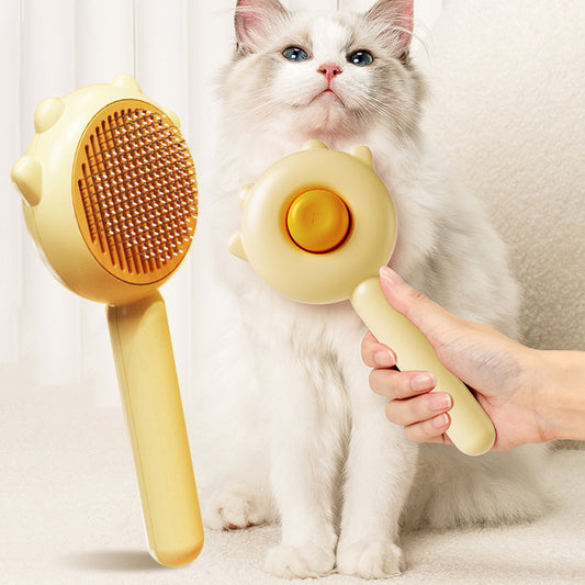 Pet Grooming Comb – Massage & Hair Removal Brush for Cats and Dogs