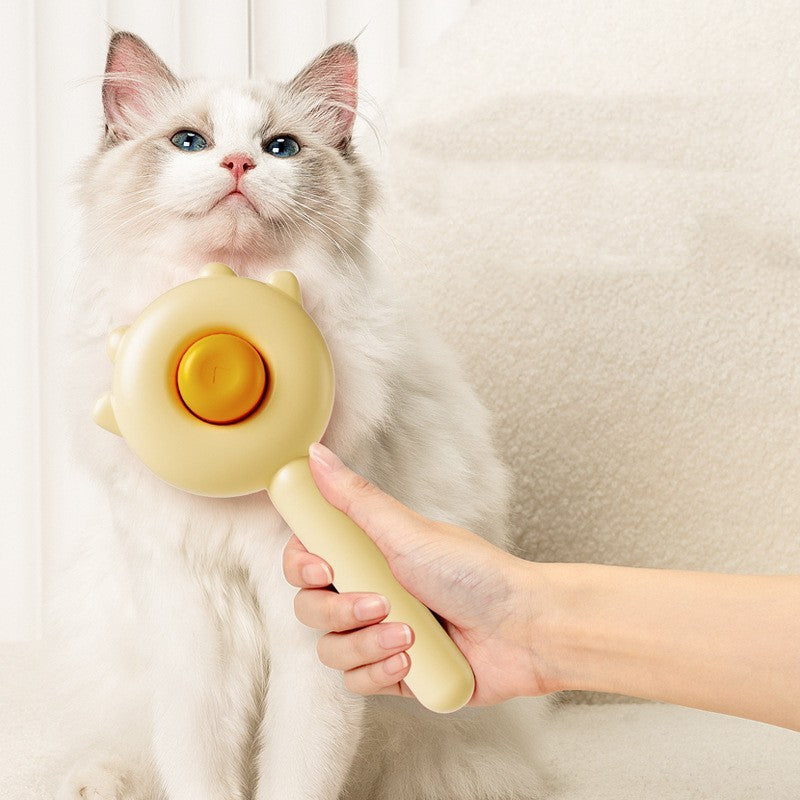 Pet Grooming Comb – Massage & Hair Removal Brush for Cats and Dogs